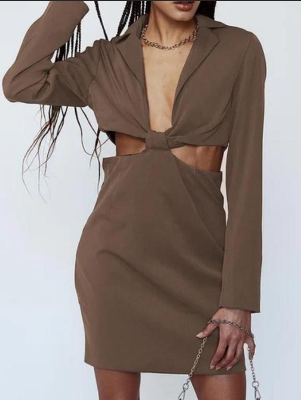 Princess Polly Nolan Mini Dress In Brown